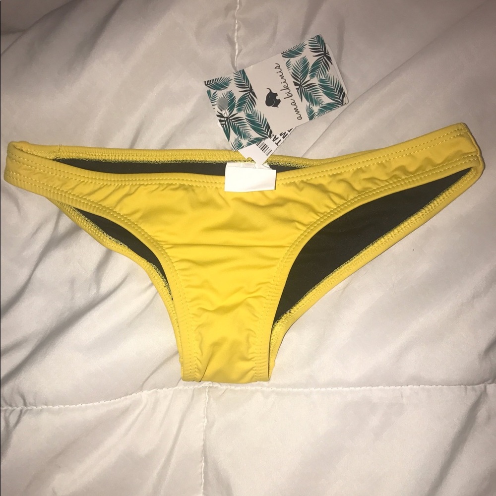 YELLOW AMA BIKINI BOTTOMS